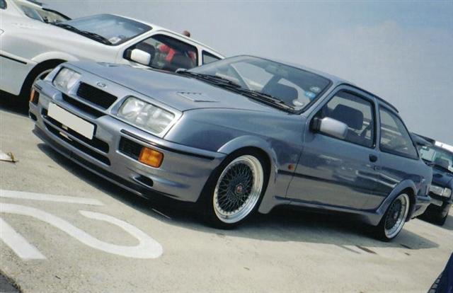 Spotted Ford Sierra Cosworth RS500 Driven on the Road